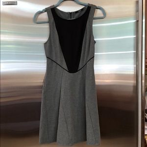 Gray sleeveless dress